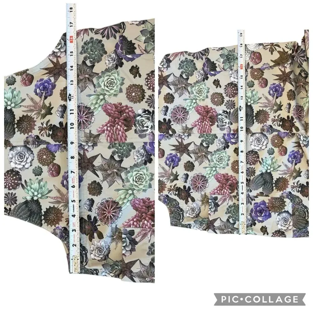KAVU San Blas Greenhouse Succulent Print Overalls Quick Dry Women's Size XS - Picture 9 of 13